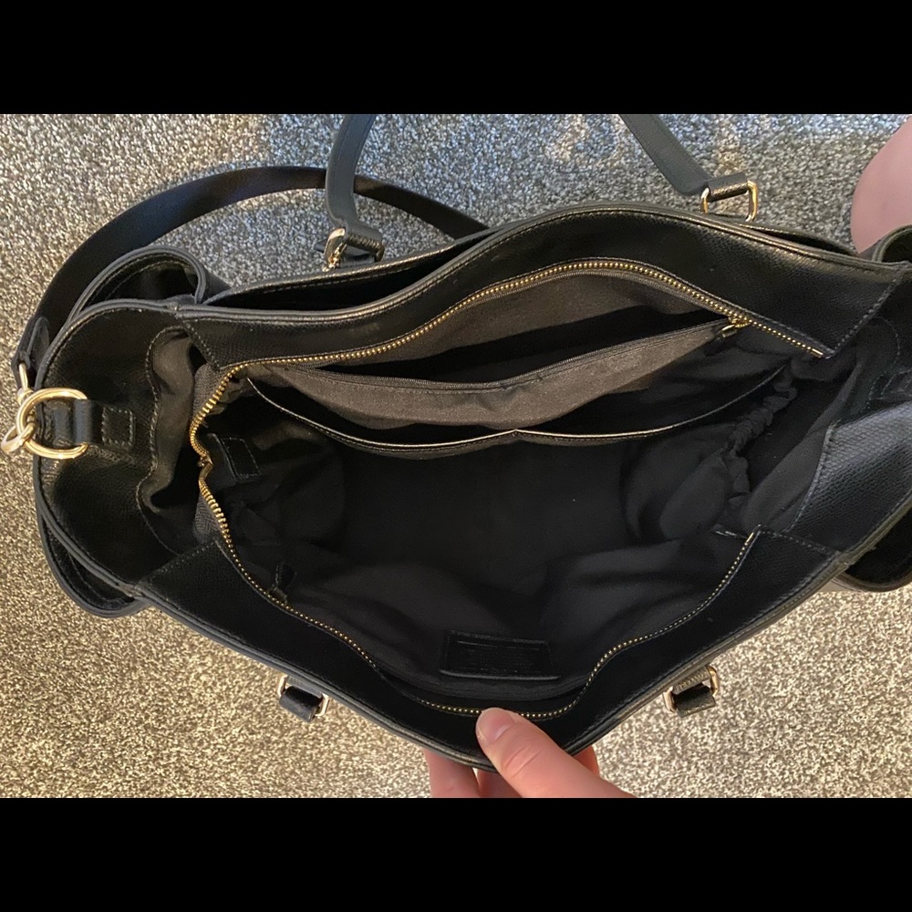 COPY - Gorgeous Coach Diaper Bag, Black Leather - Picture 4 of 7